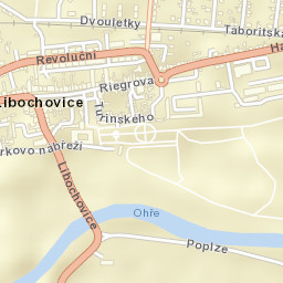Libochovice Street Map