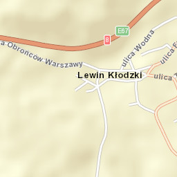 Lewin Kłodzki Street Map