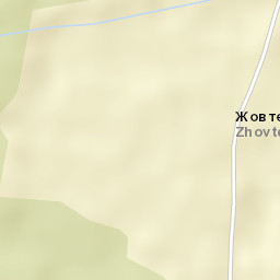 Zhovte Street Map