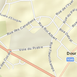 Dour Street Map