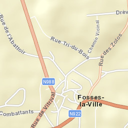 Fosses-la-Ville Street Map