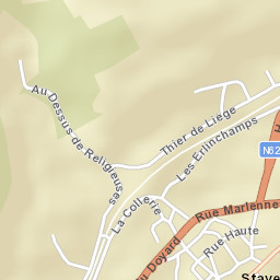 Stavelot Street Map