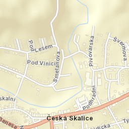 Česká Skalice Street Map