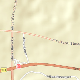 Pyskowice Street Map