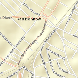 Radzionków Street Map
