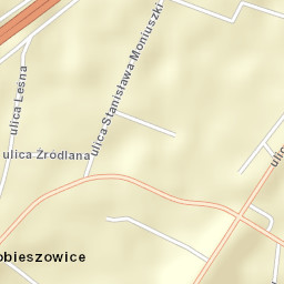 Dobieszowice Street Map