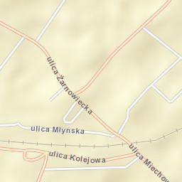 Miechów Charsznica Street Map