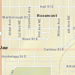 Moose Jaw Street Map