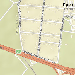 Prolisky Street Map
