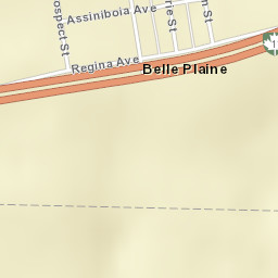 Trans-Canada Highway, Belle Plaine, SK S0G Street Map