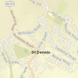Saint Dennis Street Map
