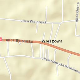 Wieszowa Street Map