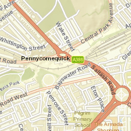 Plymouth Street Map