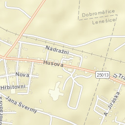 Lenešice Street Map