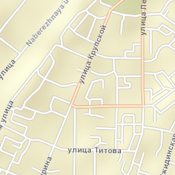Zakamensk Street Map