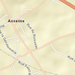 Assesse Street Map