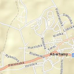 Abertamy Street Map