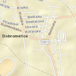 Dobroměřice Street Map