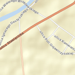 Sławięcice Street Map
