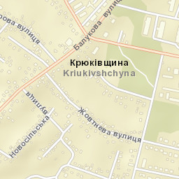 Kriukivschina Street Map