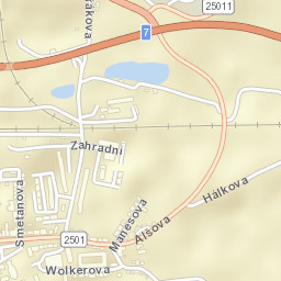 Postoloprty Street Map