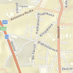 Hořice Street Map
