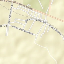 Wojkowice Street Map