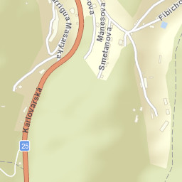 Jáchymov Street Map