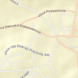 Miechów Street Map