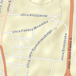 Bytom Street Map