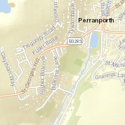 Perranporth Street Map