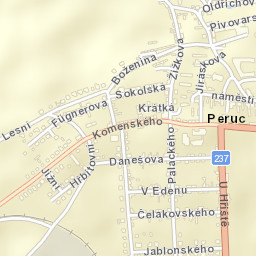 Peruc Street Map