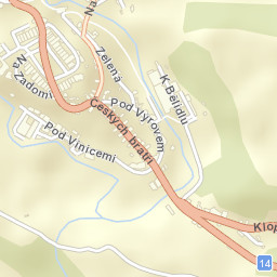 Nové Město nad Metují Street Map