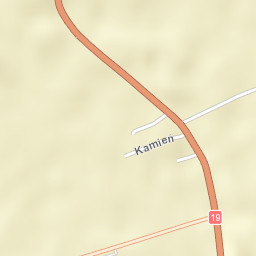 Kamień Street Map