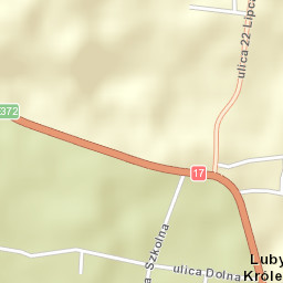 Lubycza Królewska Street Map