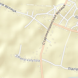 Netishyn Street Map