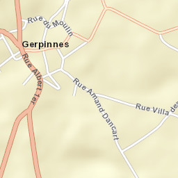Gerpinnes Street Map