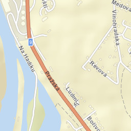 Okres Mělník Street Map