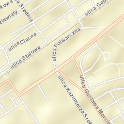 Dąbrowa Górnicza Street Map