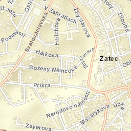 Žatec Street Map