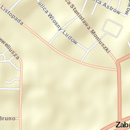 Zabrze Street Map