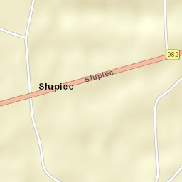 Słupiec Street Map
