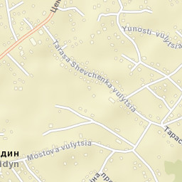 Hnidyn Street Map
