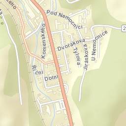 Kraslice Street Map