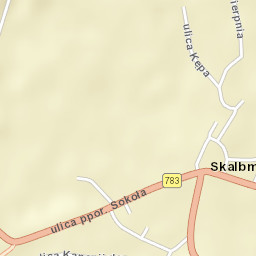 Skalbmierz Street Map