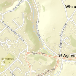 Saint Agnes Street Map