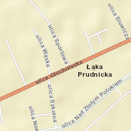 Łąka Prudnicka Street Map