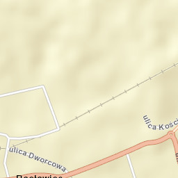 Racławice Śląskie Street Map