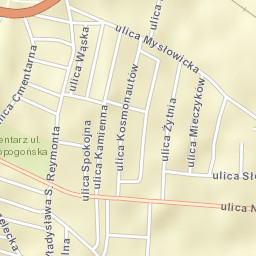 Czeladź Street Map