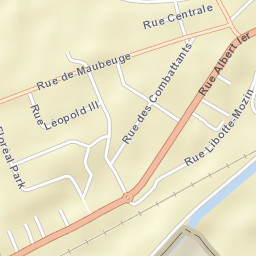 Erquelinnes Street Map